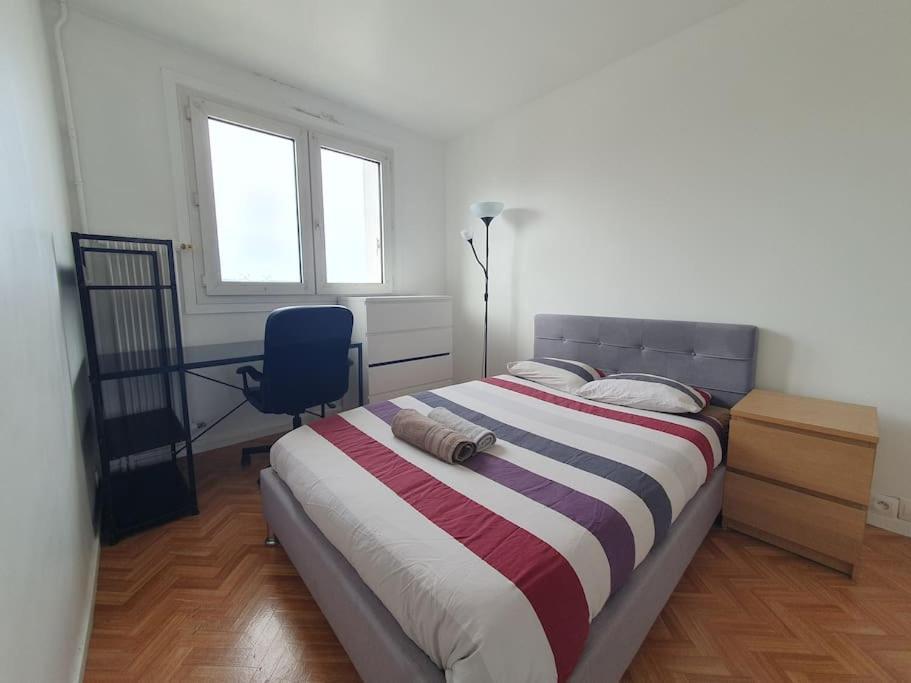 Spacieux F4 Avec Vue Panoramique Et 2 Places De Parking Rouen Dış mekan fotoğraf